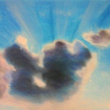 Adulte-Etude des nuages-Pastel sec